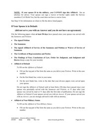 Form DIV401 Instructions for Dissolution of Marriage Without Children - Minnesota, Page 28