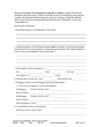 Form DIV502 Answer and Counterpetition for Dissolution of Marriage Without Children - Minnesota, Page 19
