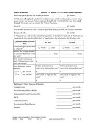 Form DIV502 Answer and Counterpetition for Dissolution of Marriage Without Children - Minnesota, Page 9
