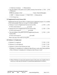Form DIV1702 Joint Petition, Agreement, and Judgment and Decree for Marriage Dissolution With Children - Minnesota, Page 12