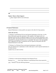 Form DIV1702 Joint Petition, Agreement, and Judgment and Decree for Marriage Dissolution With Children - Minnesota, Page 21