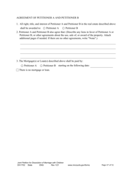 Form DIV1702 Joint Petition, Agreement, and Judgment and Decree for Marriage Dissolution With Children - Minnesota, Page 47