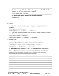 Form DIV1702 Joint Petition, Agreement, and Judgment and Decree for Marriage Dissolution With Children - Minnesota, Page 9