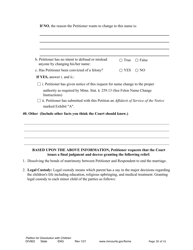 Form DIV802 Petition for Dissolution of Marriage With Children - Minnesota, Page 30