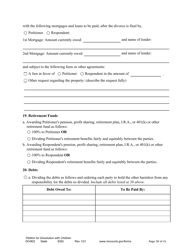 Form DIV802 Petition for Dissolution of Marriage With Children - Minnesota, Page 39