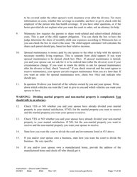 Form DIV801 Instructions for Dissolution of Marriage With Children - Minnesota, Page 17