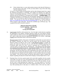Form DIV801 Instructions for Dissolution of Marriage With Children - Minnesota, Page 8
