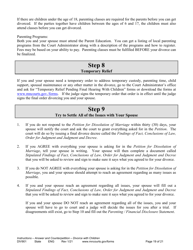 Instructions for Form DIV902 Answer and Counterpetition for Dissolution of Marriage With Children - Minnesota, Page 19