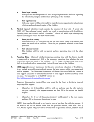 Form DIV1001 Instructions for Request for Temporary Relief Pending Final Hearing With Children - Minnesota, Page 4