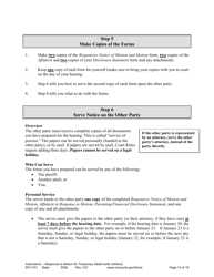 Form DIV1101 Response to a Request for Temporary Relief Pending Final Hearing With Children - Minnesota, Page 14
