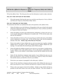 Form DIV1101 Response to a Request for Temporary Relief Pending Final Hearing With Children - Minnesota, Page 8