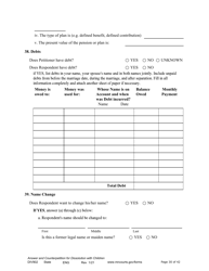 Form DIV902 Answer and Counterpetition for Dissolution of Marriage With Children - Minnesota, Page 30