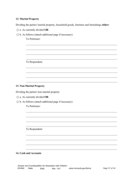 Form DIV902 Answer and Counterpetition for Dissolution of Marriage With Children - Minnesota, Page 37
