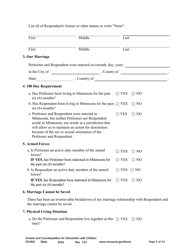 Form DIV902 Answer and Counterpetition for Dissolution of Marriage With Children - Minnesota, Page 3