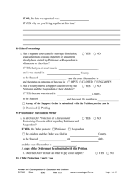 Form DIV902 Answer and Counterpetition for Dissolution of Marriage With Children - Minnesota, Page 4