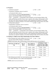 Form DIV902 Answer and Counterpetition for Dissolution of Marriage With Children - Minnesota, Page 7