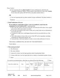 Form OFP102 &quot;Petition for Order for Protection (Ofp)&quot; - Minnesota, Page 2