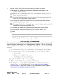Form HOU302 Affidavit of Rent Escrow - Minnesota, Page 3