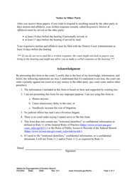 Form HOU502 Notice of Motion and Motion for Expungement of Eviction Record - Minnesota, Page 2