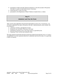 Form PRO801 Instructions for Starting a Case: Informal Probate With a Will - Minnesota, Page 18