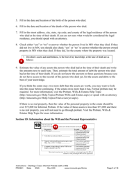 Form PRO801 Instructions for Starting a Case: Informal Probate With a Will - Minnesota, Page 5