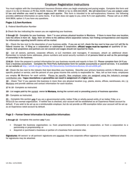 Form UI1 &quot;Montana Unemployment Insurance Employer Registration&quot; - Montana, Page 4