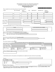 Form FPO0802 D Aged out Medicaid Application - Nevada, Page 2