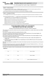 Form FO-0659A Subsidized Daycare Service Agreement - Quebec, Canada, Page 4