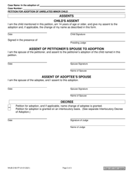 Form NHJB-2185-FP Petition for Adoption of Unrelated Minor Child - New Hampshire, Page 3