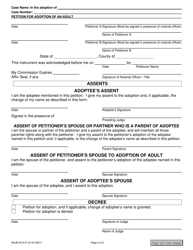Form NHJB-2519-P Petition for Adoption of an Adult - New Hampshire, Page 2