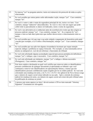 Form 10517 Civil Case Information Statement (Cis) - Pro Se - New Jersey (English/Portuguese), Page 3