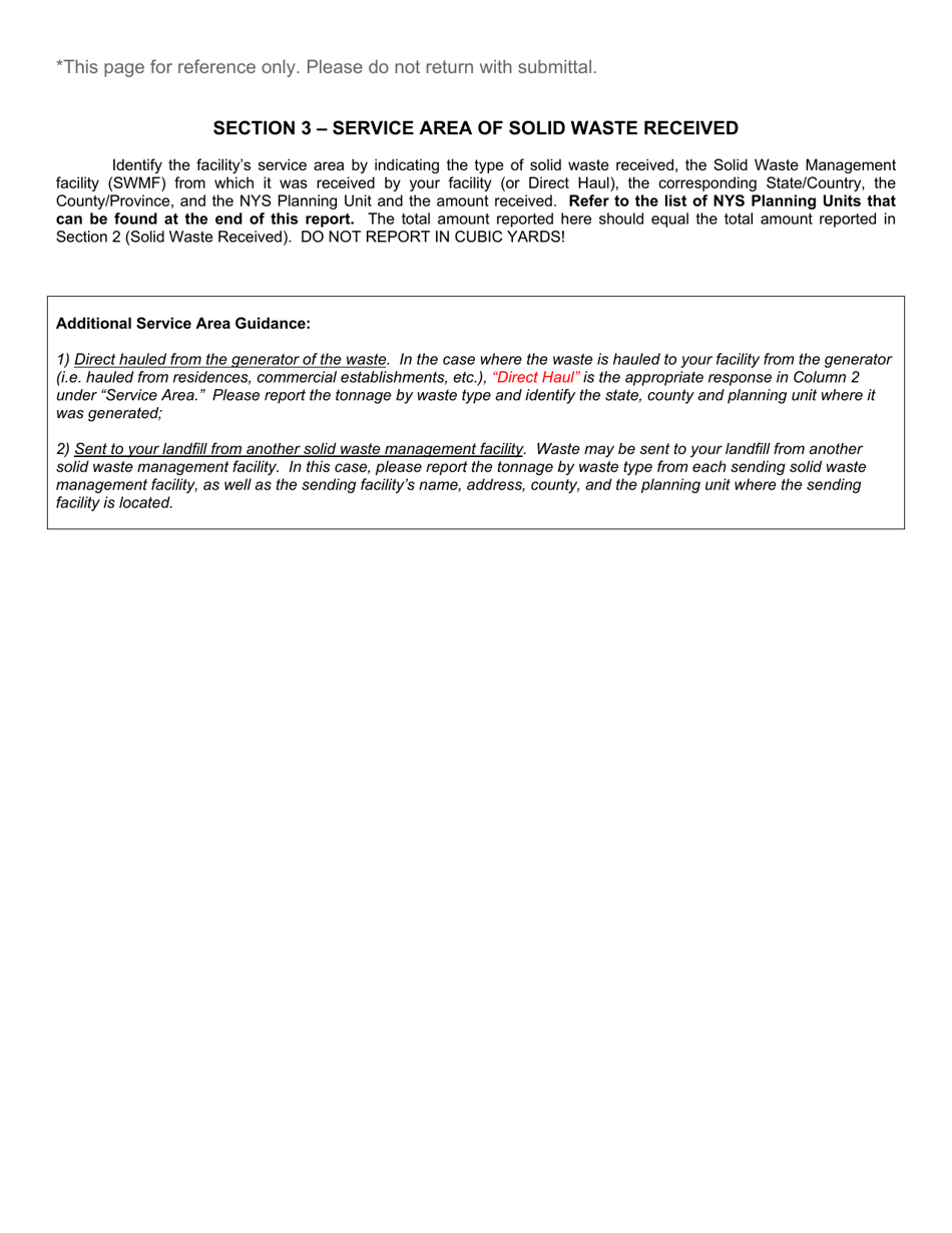 Municipal Solid Waste Processing Facility Annual Report - New York, Page 11