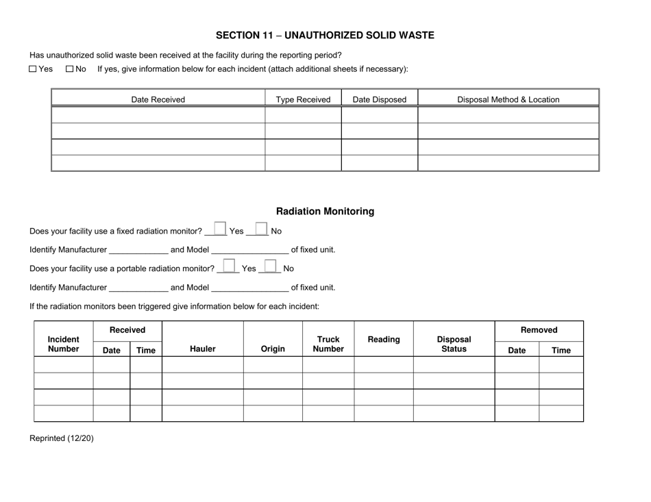 Combustion and Thermal Treatment Facility Annual / Quarterly Report - New York, Page 10