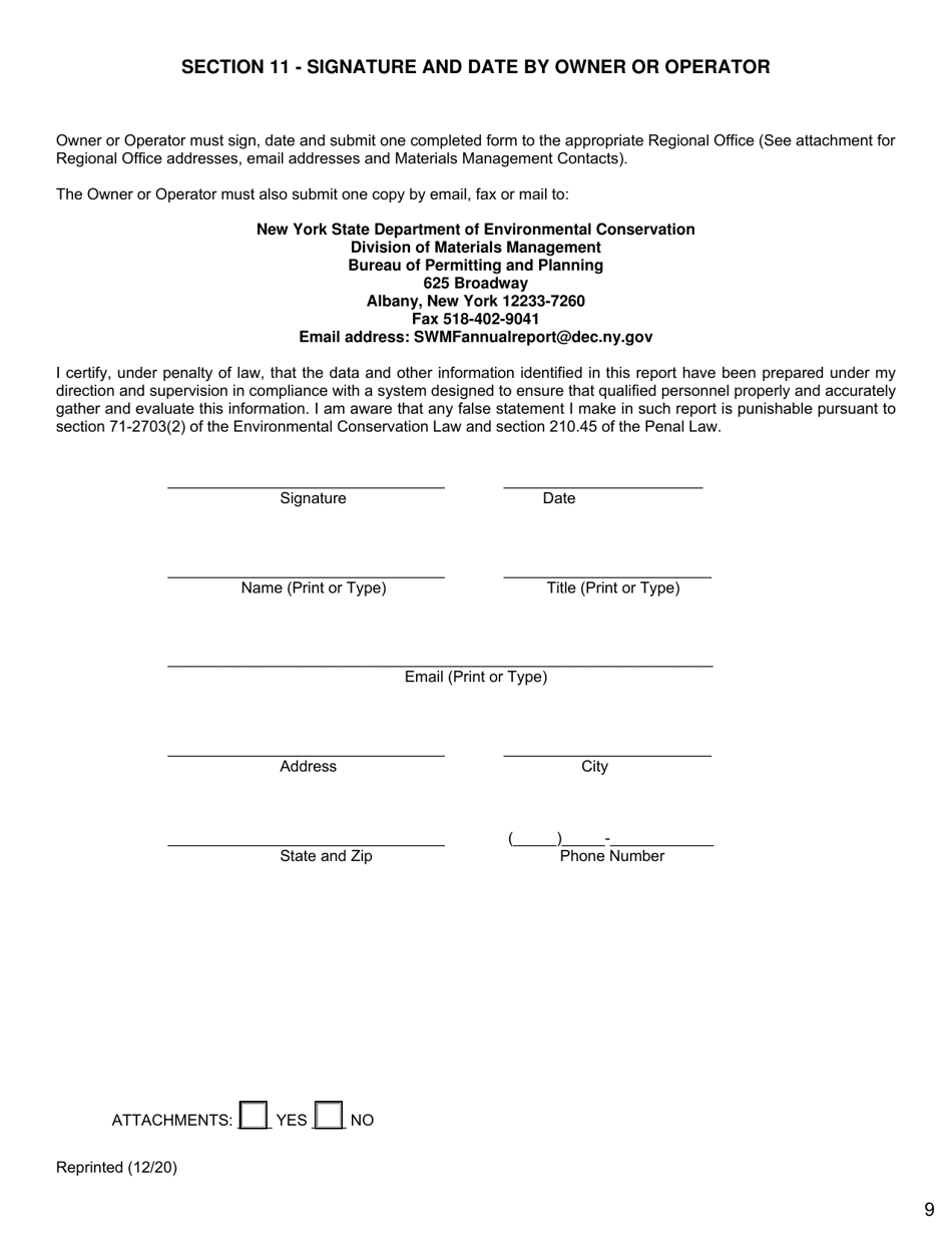 Waste Tire Handling  Recovery Facility Annual Report - New York, Page 9