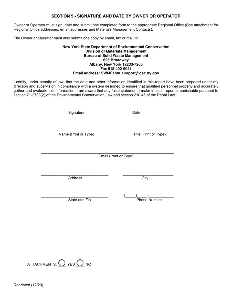 Scrap Metal Processors Annual Report - New York, Page 4