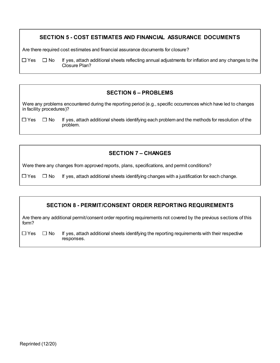 Regulated Medical Waste Facility Annual Report - New York, Page 5