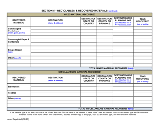 Recyclables Handling &amp; Recovery Facility Annual Report - New York, Page 7