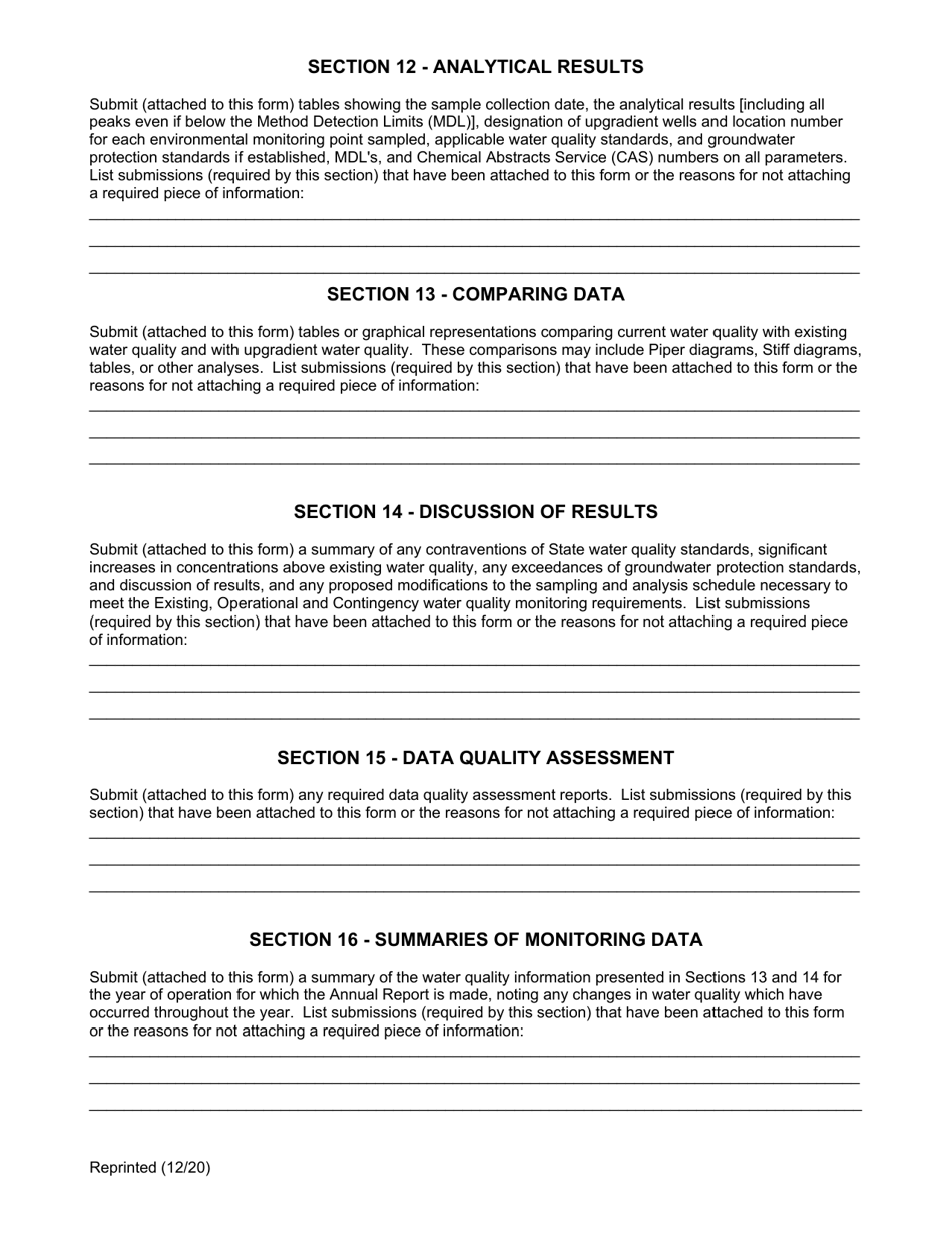 Active Construction and Demolition (Cd) Debris Landfill Annual / Quarterly Report - New York, Page 10
