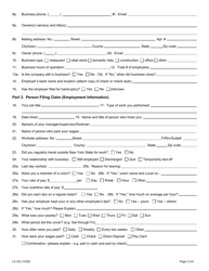 Form LS223 Labor Standards Complaint Form - New York, Page 4