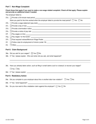 Form LS223 Labor Standards Complaint Form - New York, Page 7