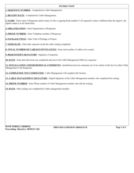 50 SW Form 2 &quot;Request for Cable/Conveyance Routing Assistance&quot;, Page 2