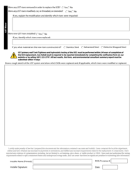 Spill Containment Basin (Spill Bucket) Replacement Form - Rhode Island, Page 3