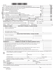 Form SC1120 C Corporation Income Tax Return - South Carolina, Page 2