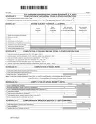 Form SC1120 C Corporation Income Tax Return - South Carolina, Page 4