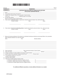 Form SC1120 C Corporation Income Tax Return - South Carolina, Page 5