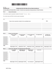 Form SC1120 C Corporation Income Tax Return - South Carolina, Page 7