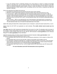 Form SC1104 Savings and Loan Association Tax Return - South Carolina, Page 4