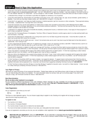 Application for Health Coverage &amp; Help Paying Costs - Tennessee, Page 15