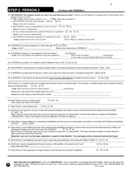 Application for Health Coverage &amp; Help Paying Costs - Tennessee, Page 9