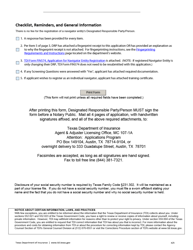 Form FIN576 Application for Navigator Entity Designated Responsible Party/Person (Drp) - Texas, Page 4
